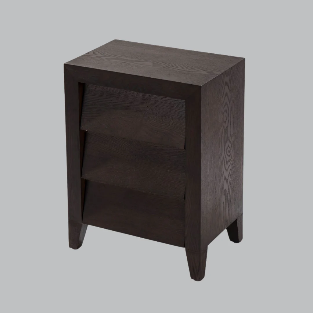 Amato Chest of Drawers - Ceramic Grey/Chocolate - Image 2