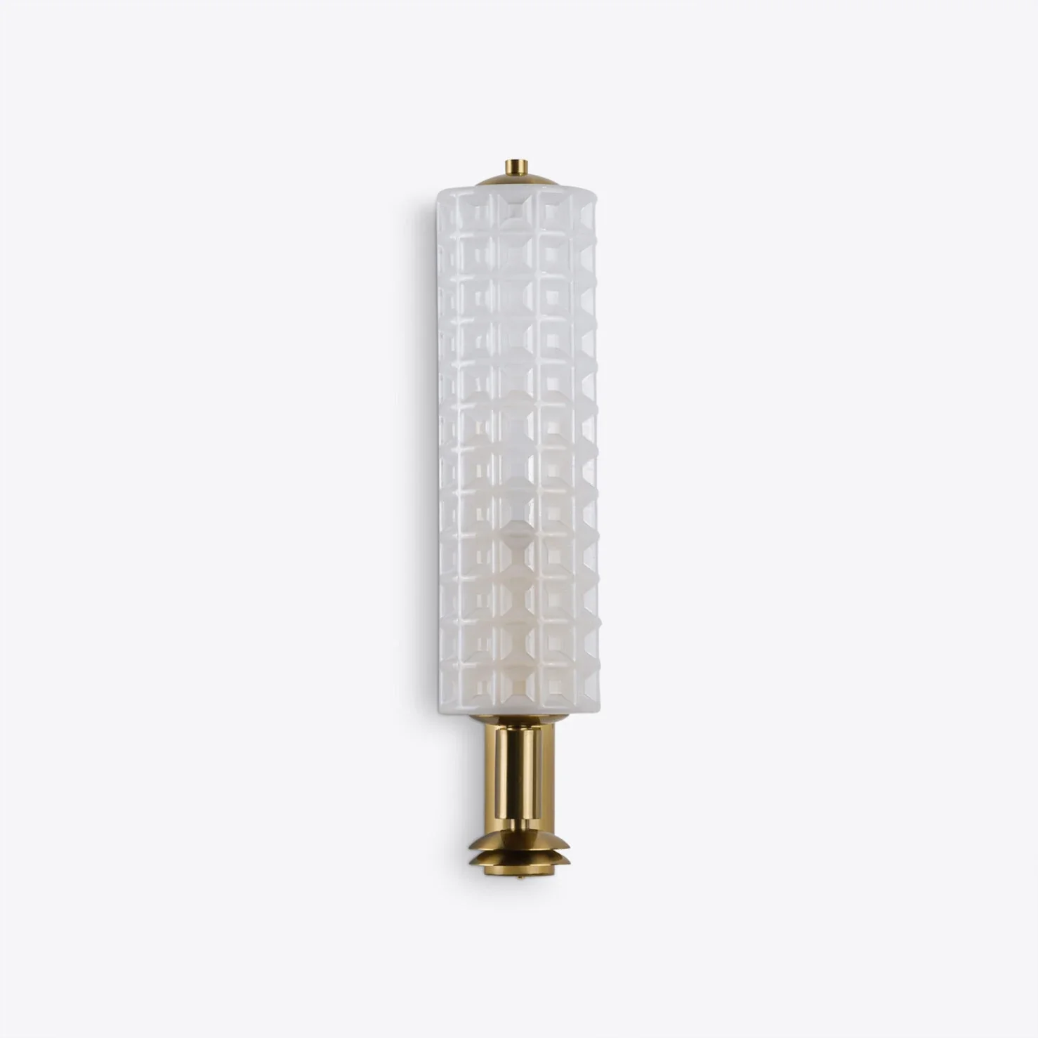 Bristol Brass and Opaline Glass Wall Lamp - Image 3