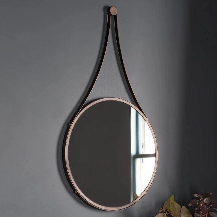 Broadway Round Mirror W410 x D20 x H735mm - Image 2