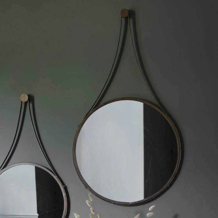 Broadway Round Mirror W510 x D20 x H910mm - Image 2