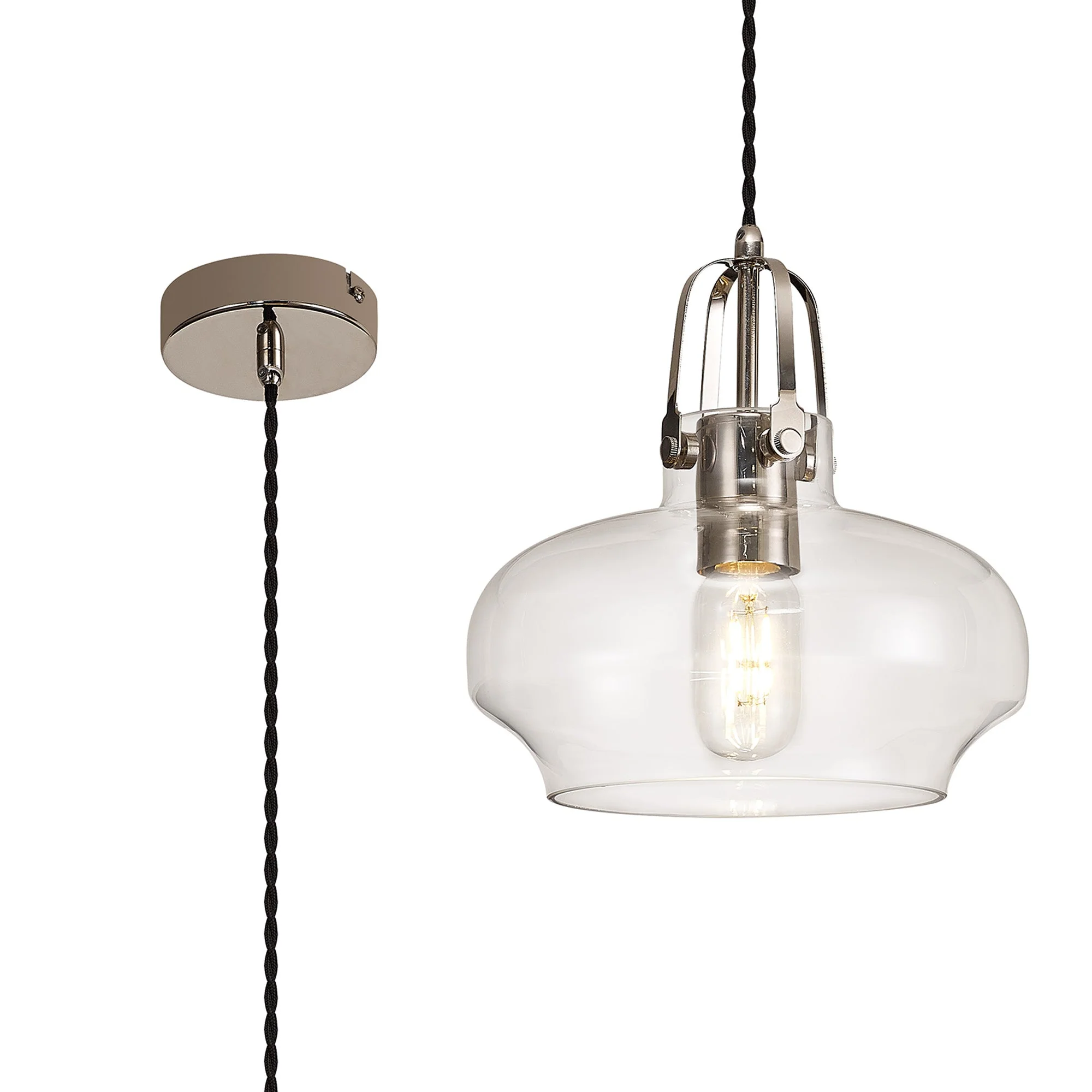 Brody 1Lt Pendant - Various Colours - Image 3
