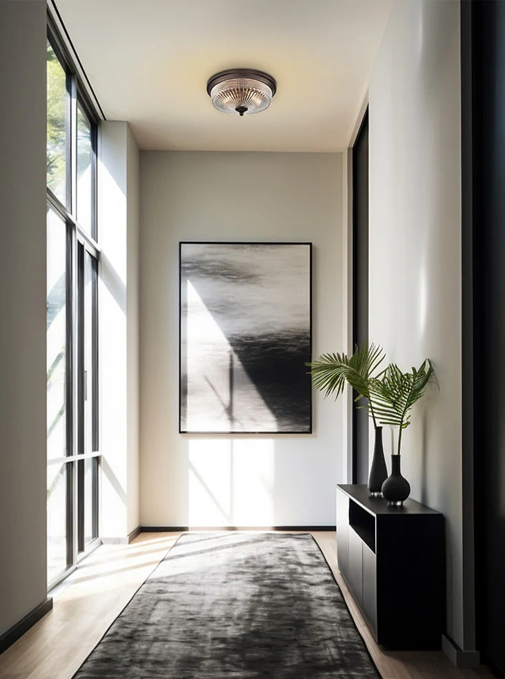Bromley Flush Ceiling Fitting - Various Finishes - Image 4