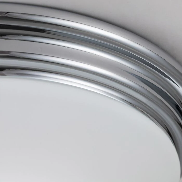 Brompton Flush Bathroom Light IP44 - Polished Chrome / Polished Brass / Brushed Brass - Image 13