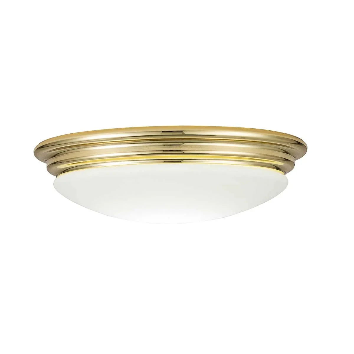 Brompton Flush Bathroom Light IP44 - Polished Chrome / Polished Brass / Brushed Brass - Image 7