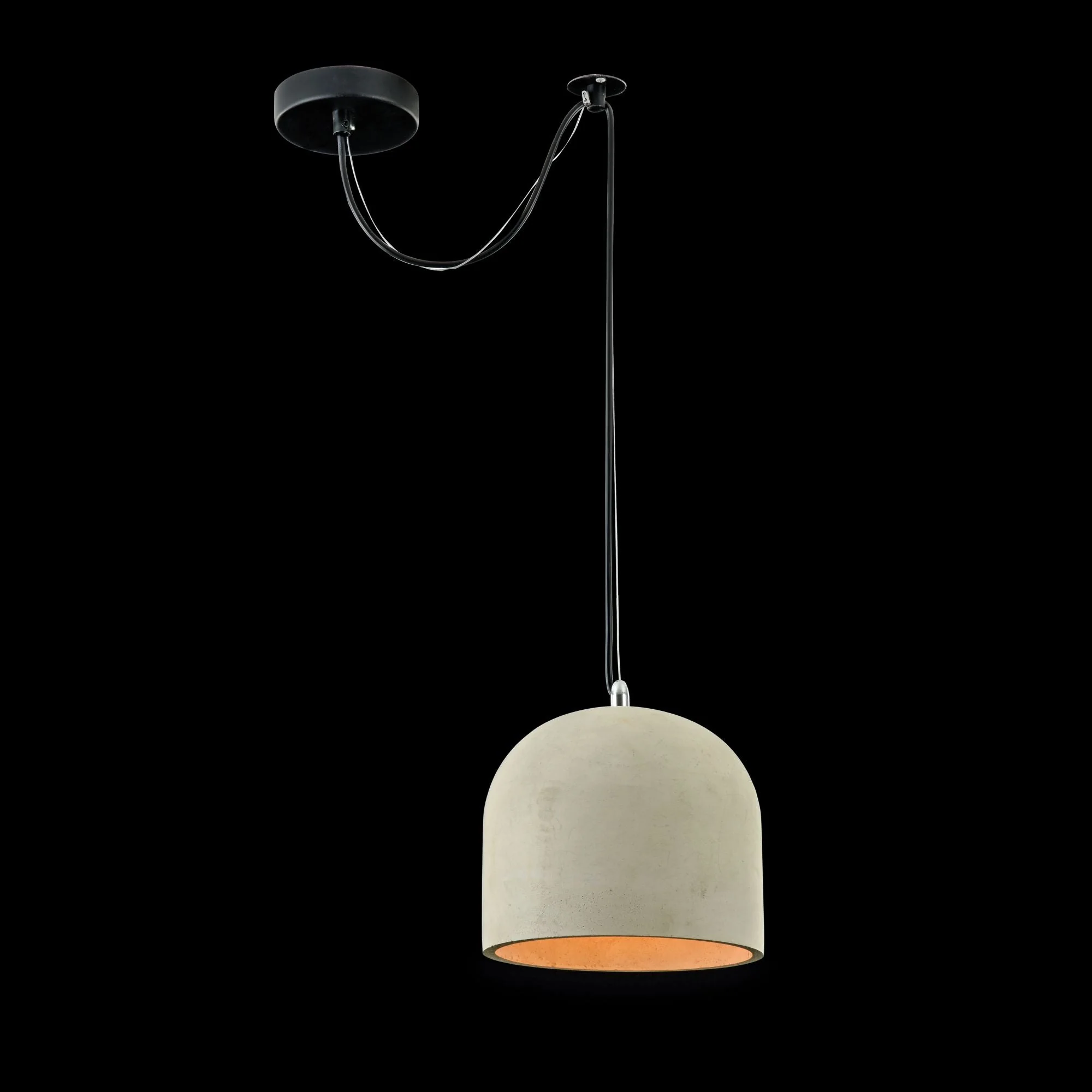 Broni Dome Pendant Light - Concrete - Image 3