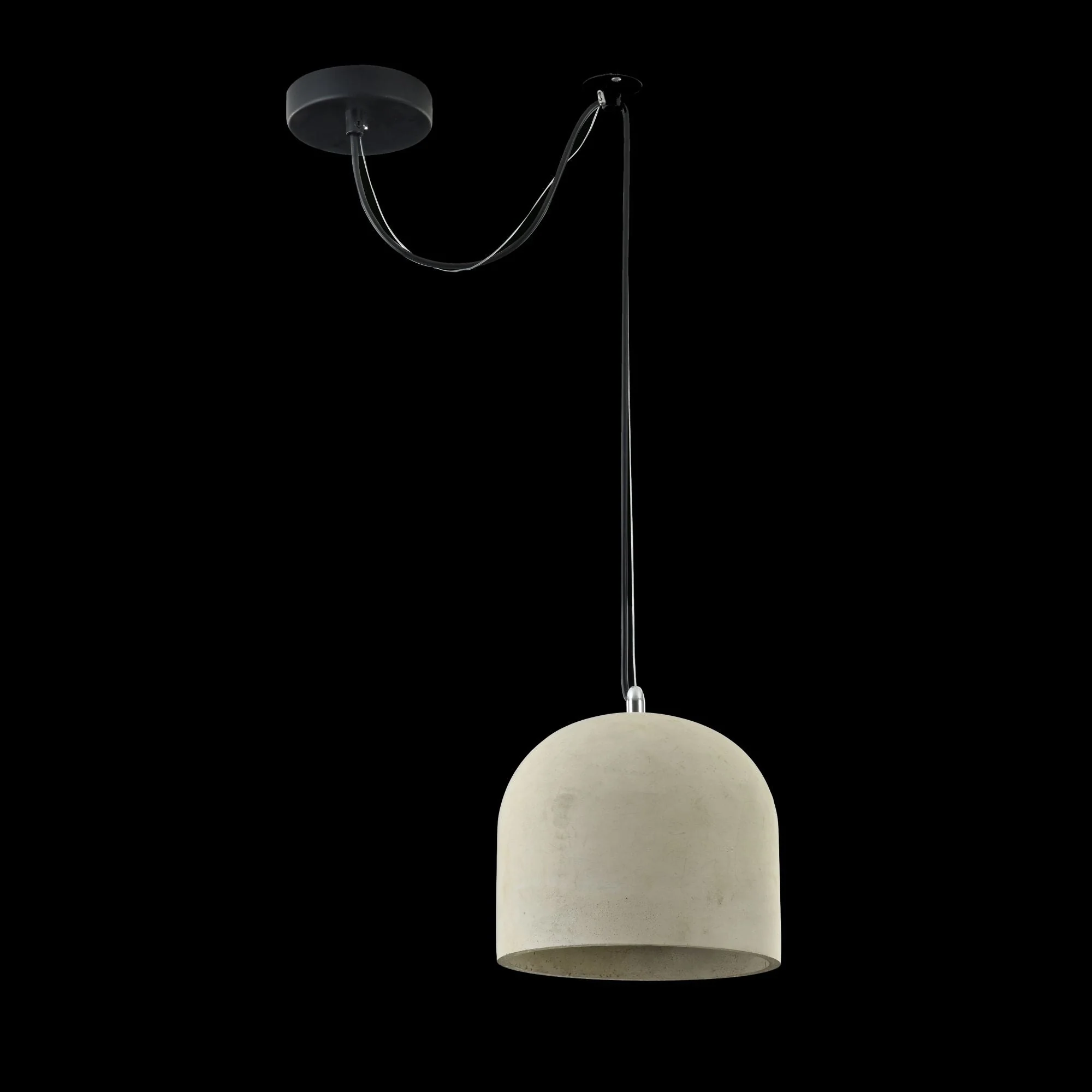 Broni Dome Pendant Light - Concrete - Image 4