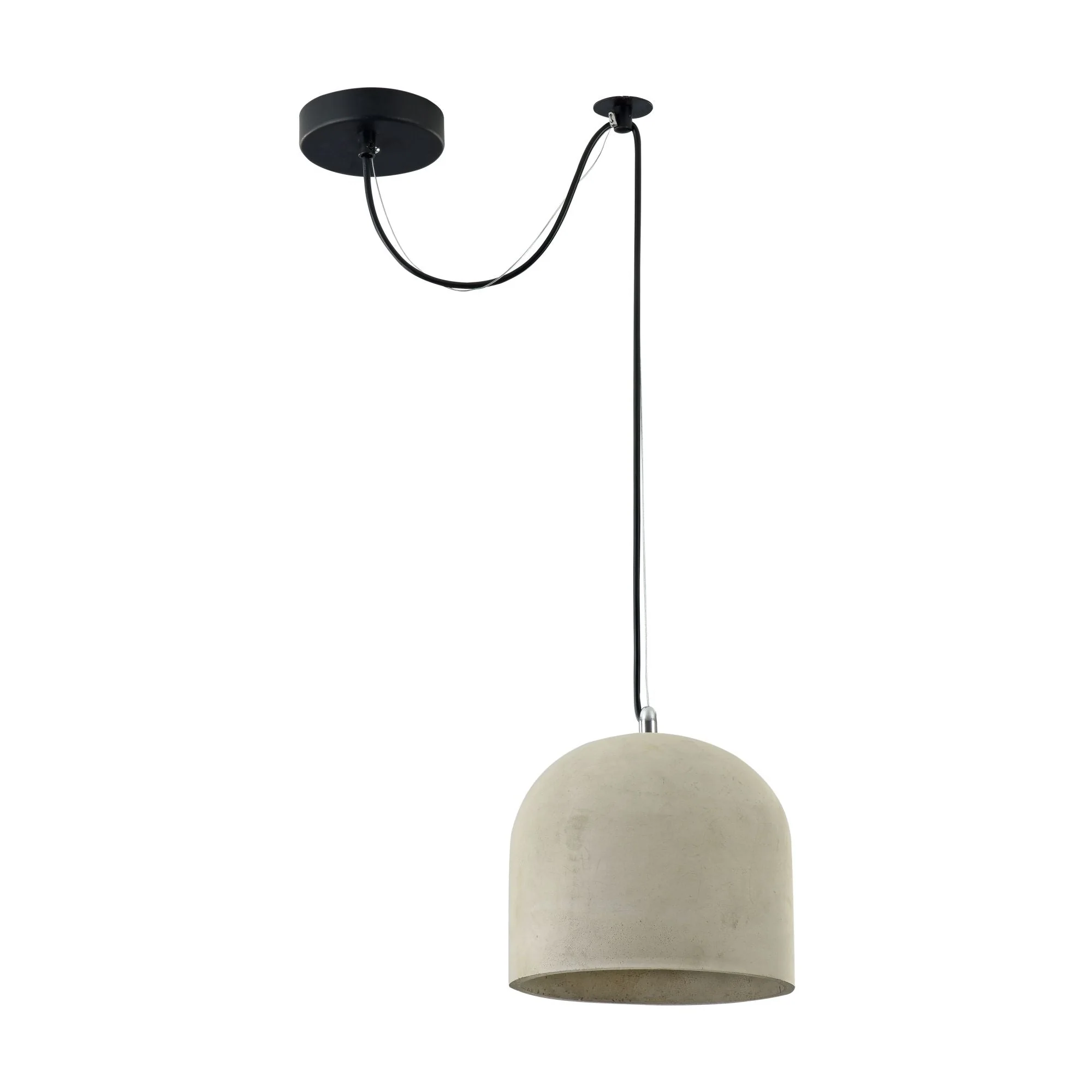 Broni Dome Pendant Light - Concrete - Image 5