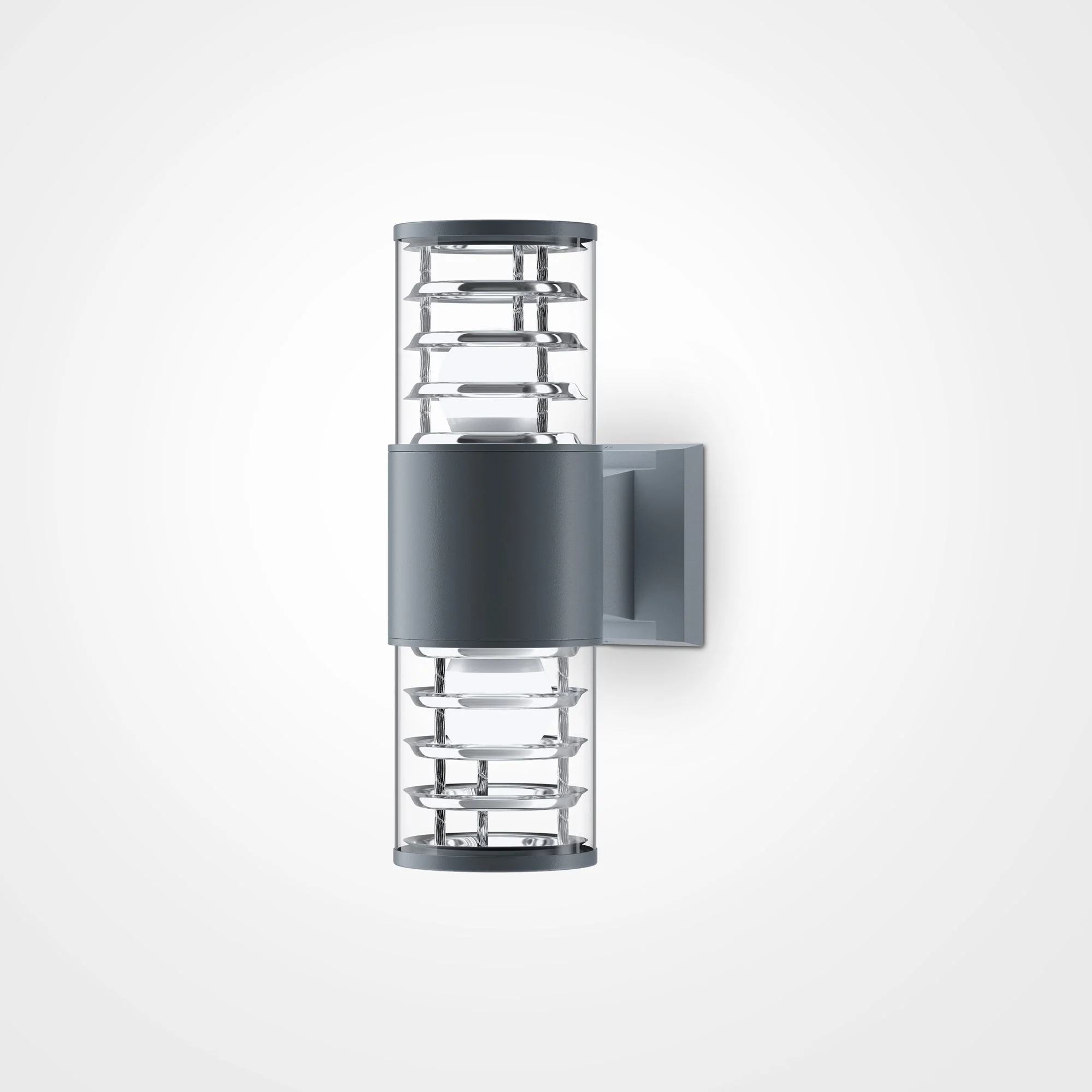 Bronx Up/Down Wall Light - Grey/Black - Image 4