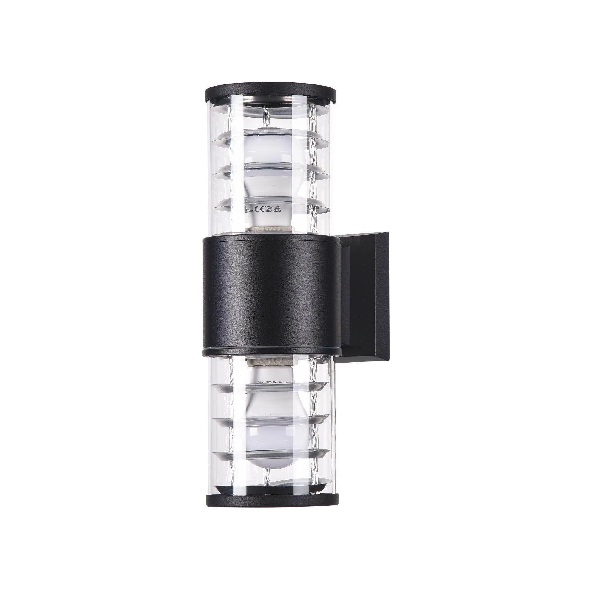 Bronx Up/Down Wall Light - Grey/Black - Image 5