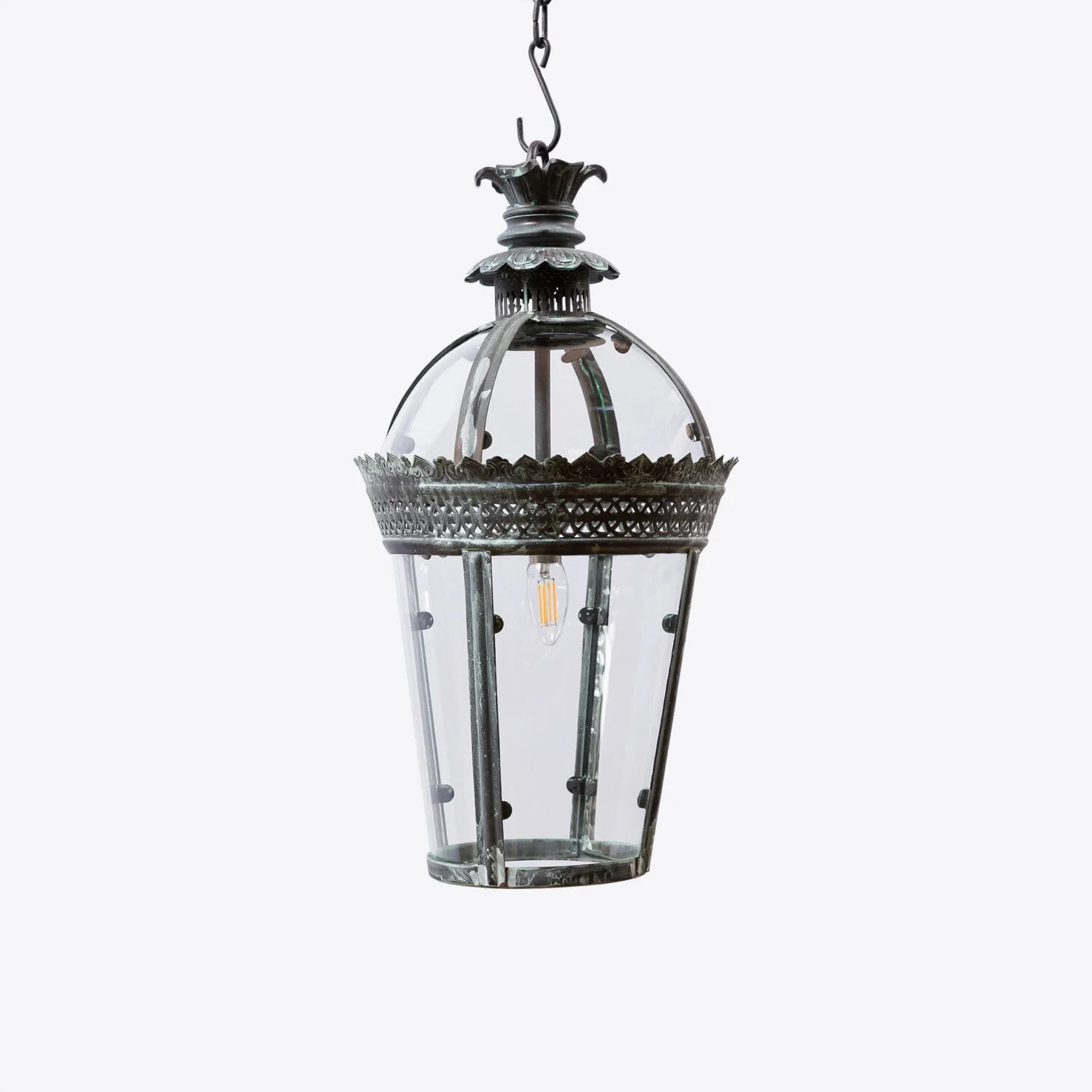 Byron Lantern Bronze Verdigris - Image 11