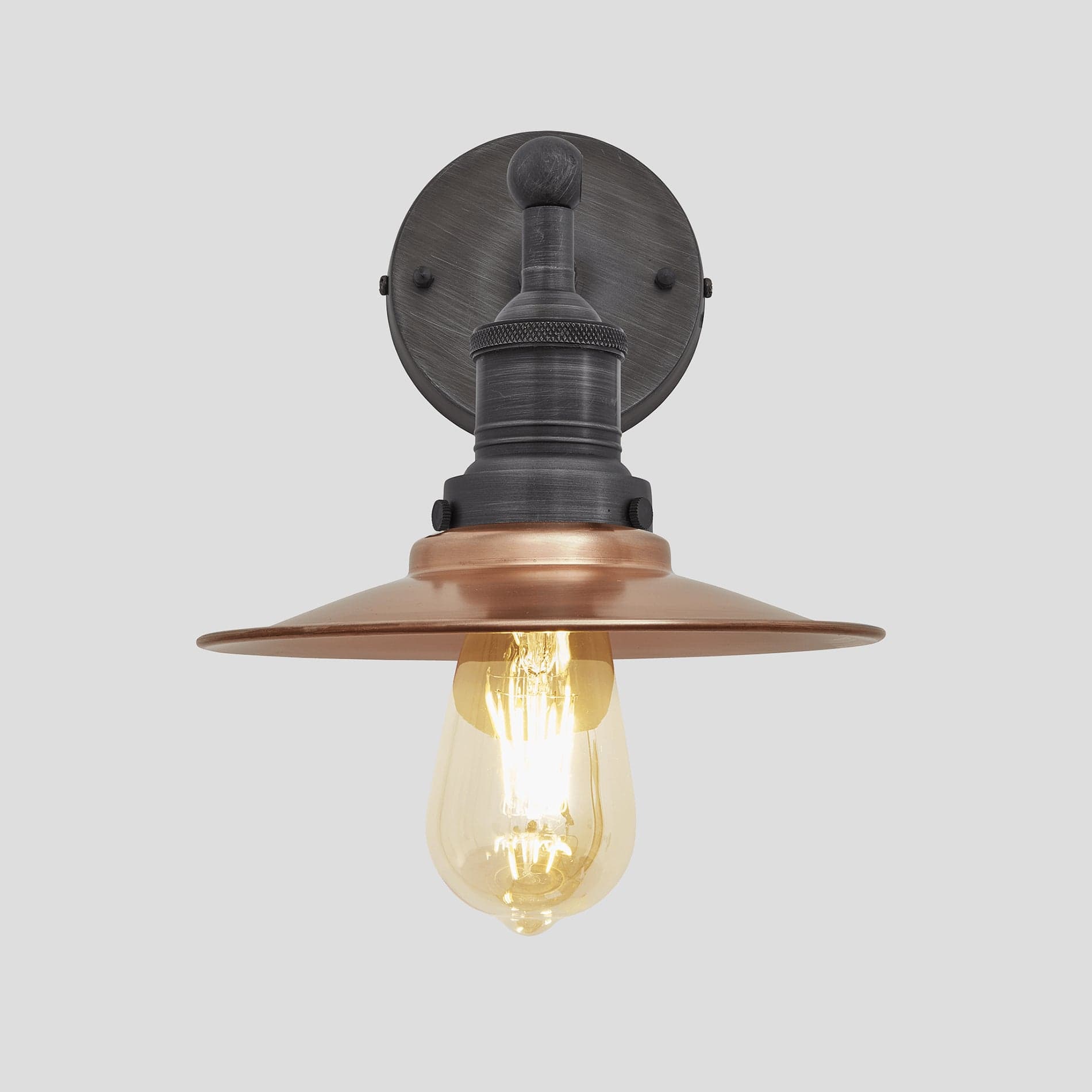 Brooklyn 8" Flat Outdoor Wall Light - Various Finishes - Image 11