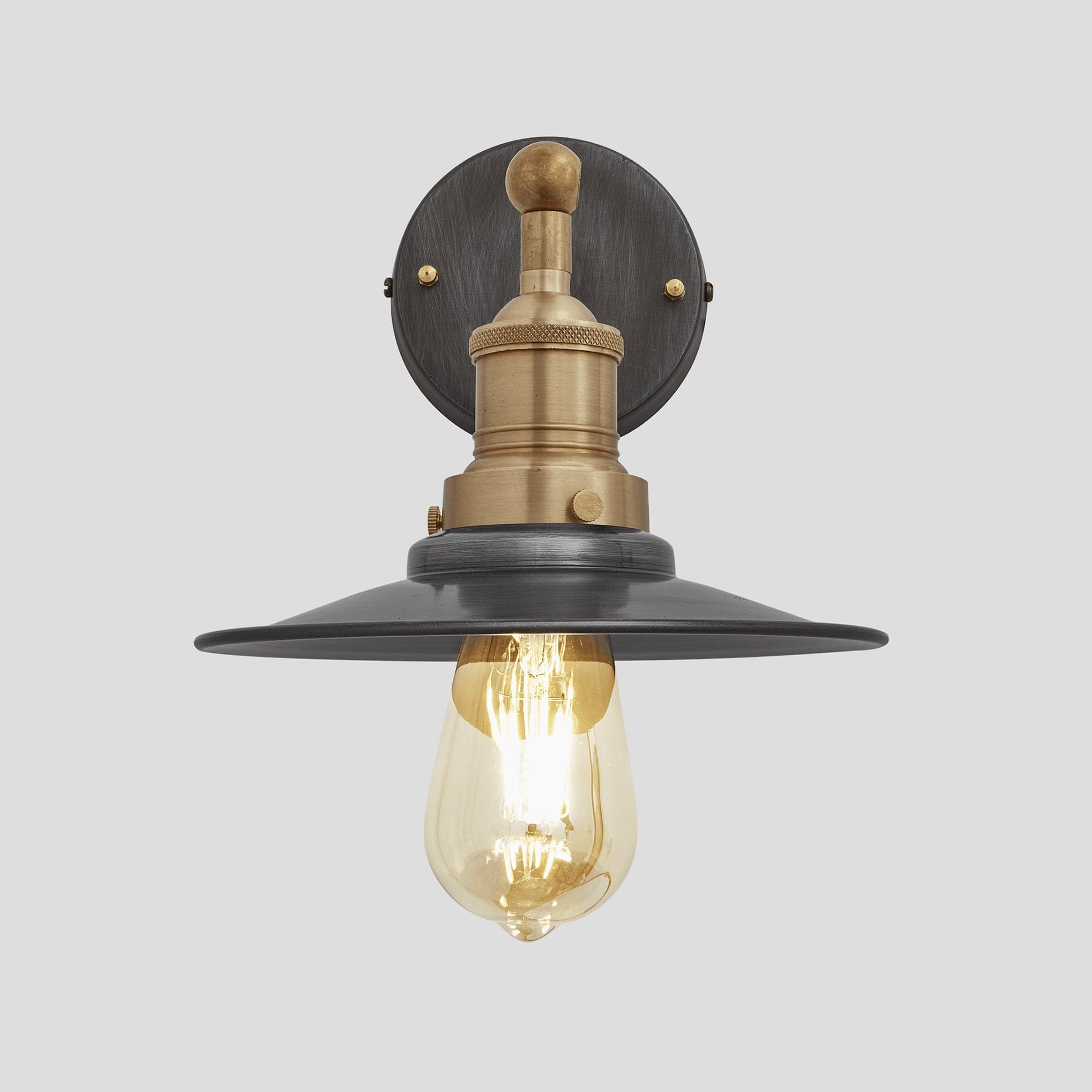 Brooklyn 8" Flat Outdoor Wall Light - Various Finishes - Image 14