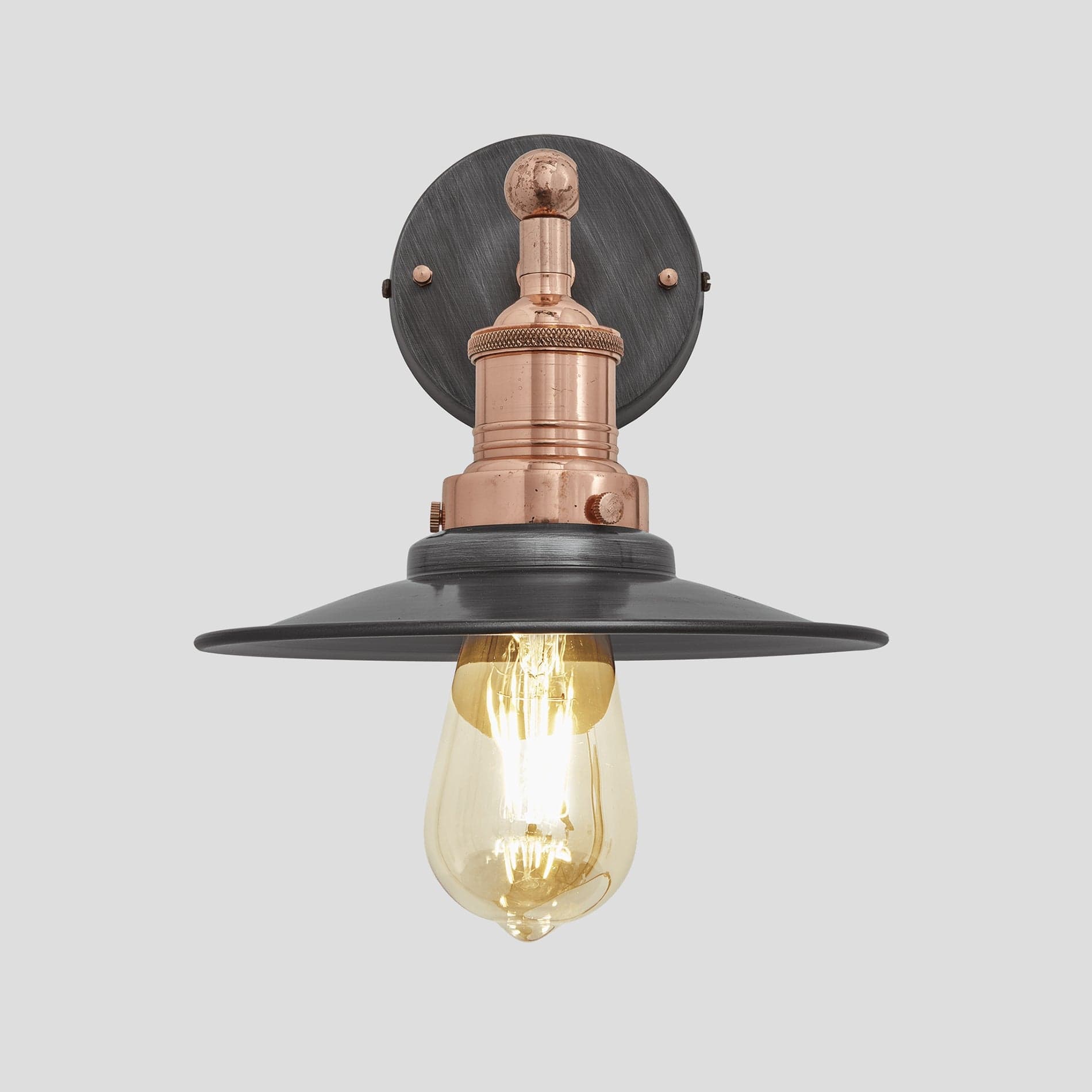 Brooklyn 8" Flat Outdoor Wall Light - Various Finishes - Image 15