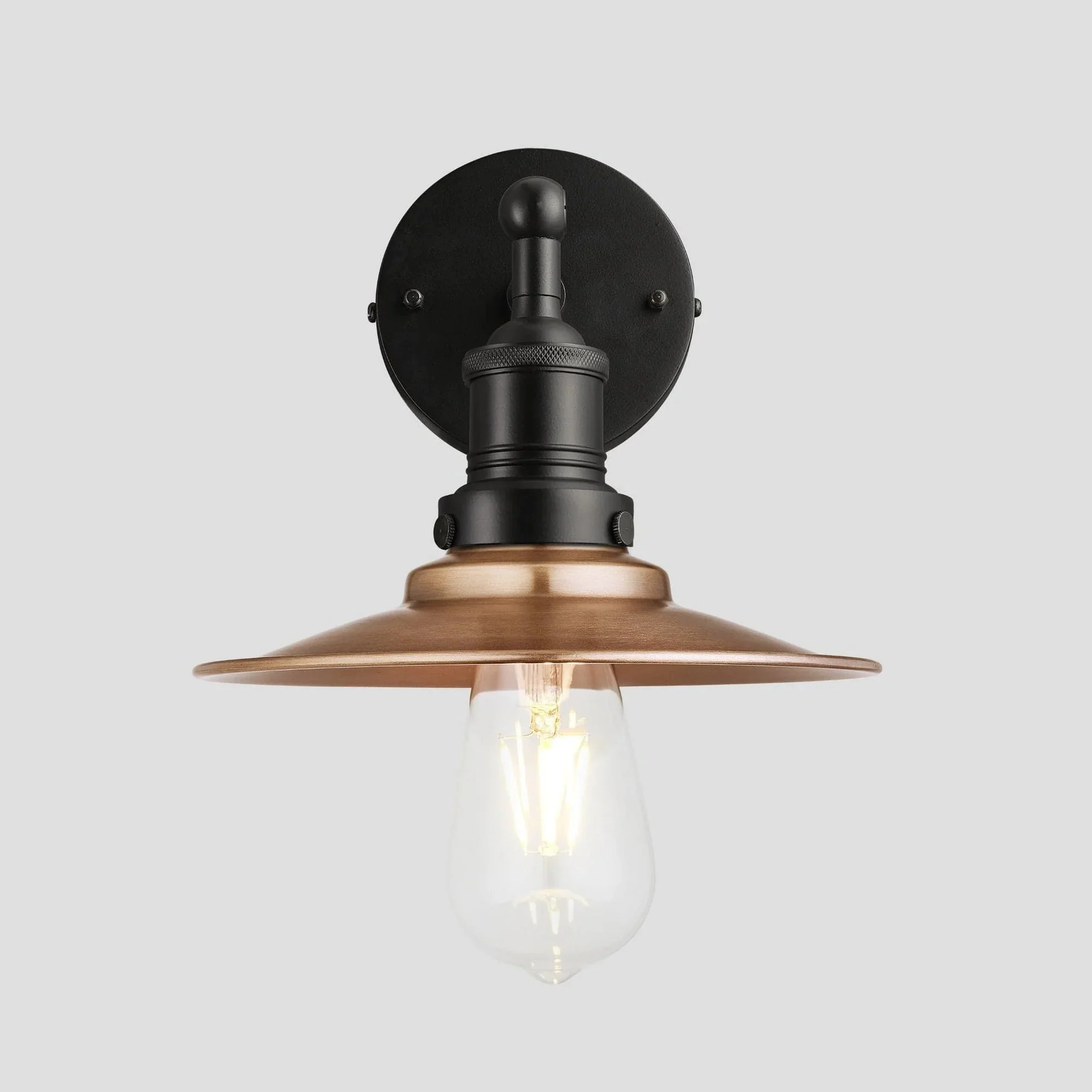 Brooklyn 8" Flat Outdoor Wall Light - Various Finishes - Image 2