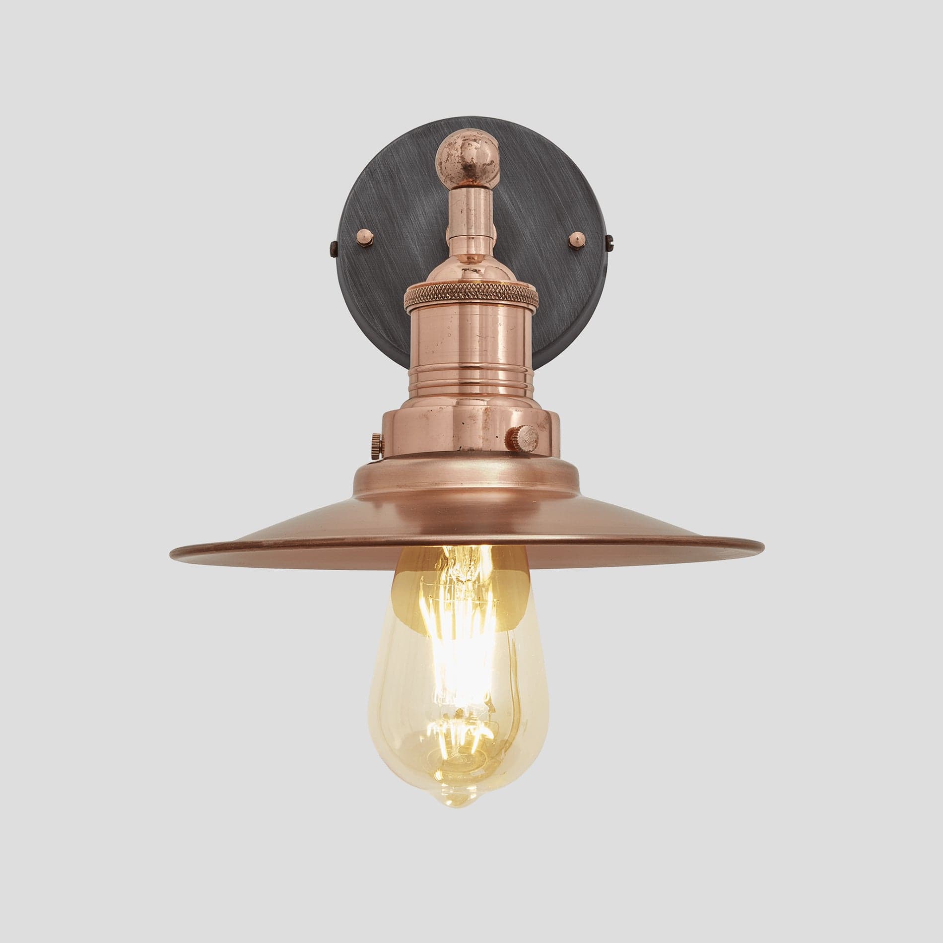 Brooklyn 8" Flat Outdoor Wall Light - Various Finishes - Image 3