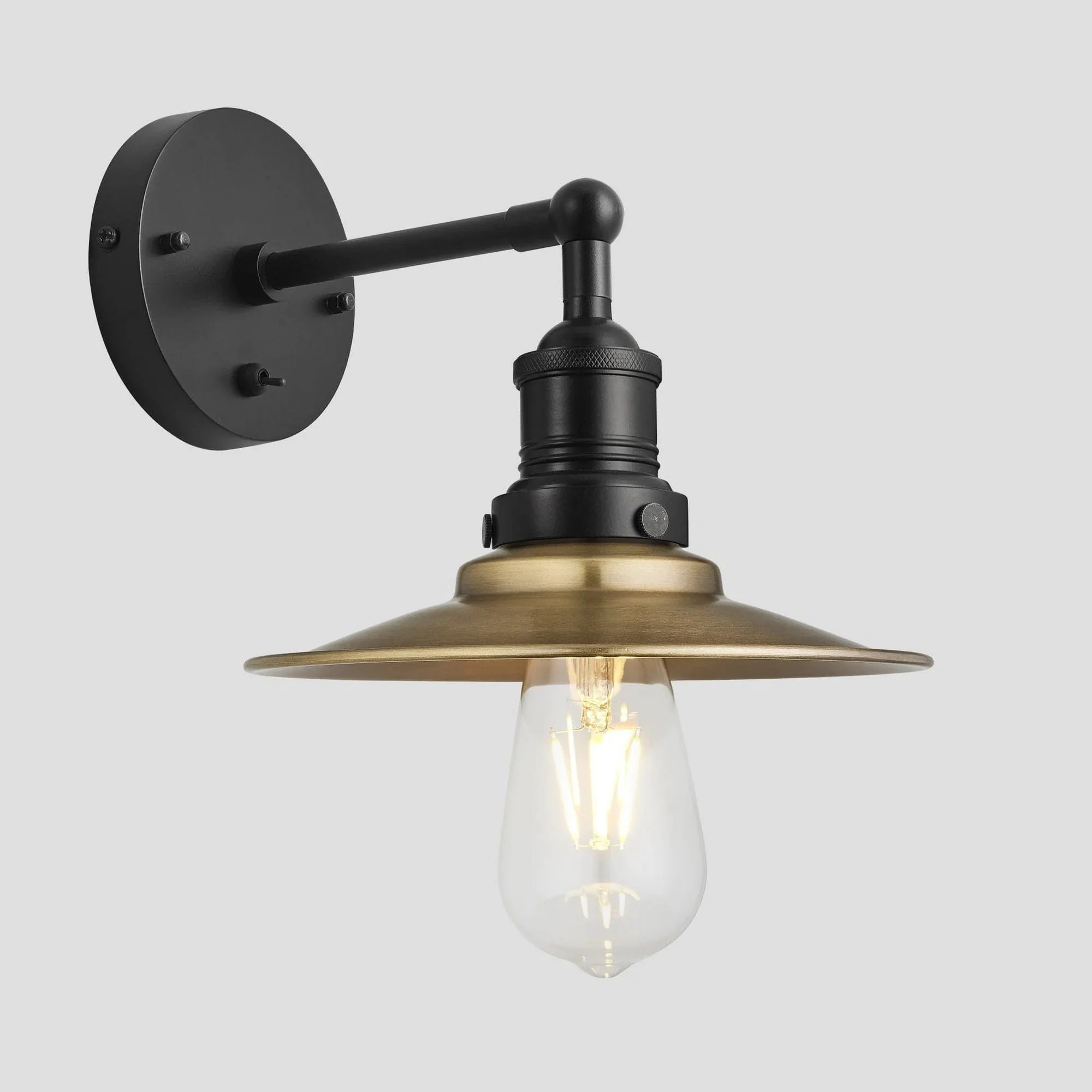 Brooklyn 8" Flat Outdoor Wall Light - Various Finishes - Image 9