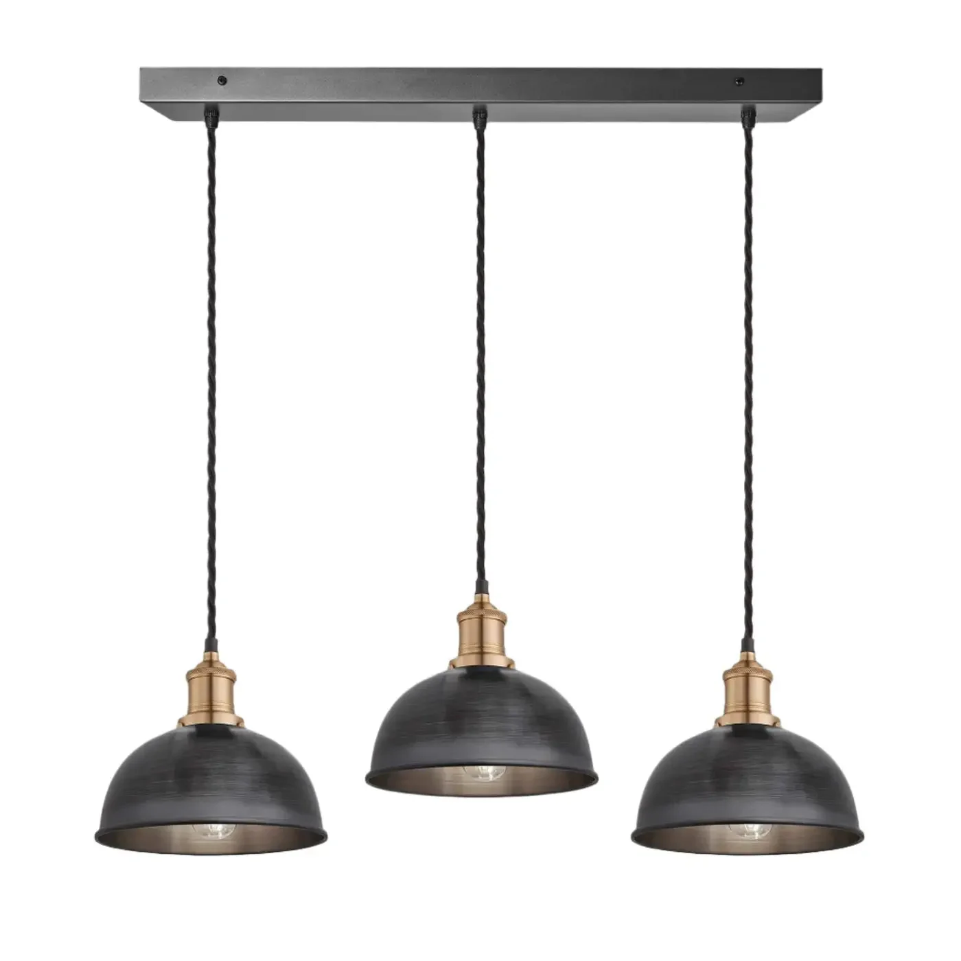 Brooklyn Dome 3 Wire Cluster Lights -Various Finishes - Image 2