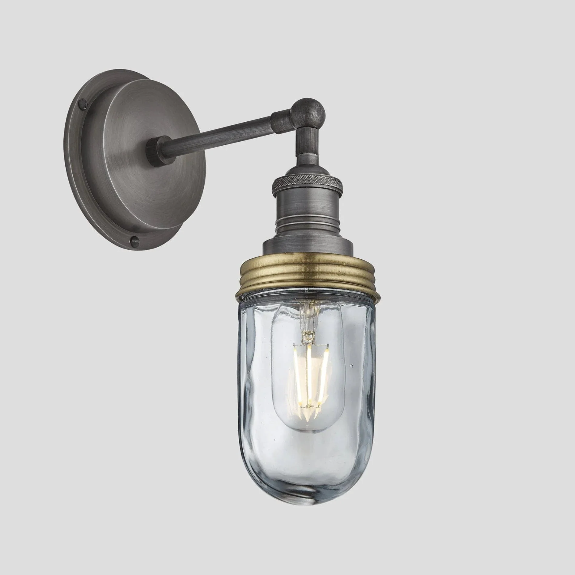 Brooklyn Outdoor IP65 Wall Light - Pewter, Copper, Brass - Image 10