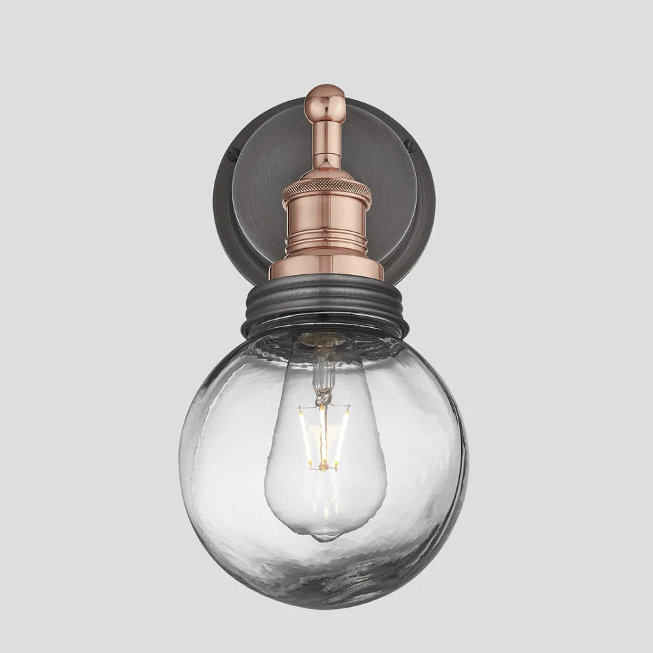 Brooklyn Outdoor IP65 Globe Wall Light - Various Finishes - Image 3