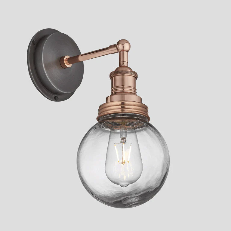 Brooklyn Outdoor IP65 Globe Wall Light - Various Finishes - Image 4