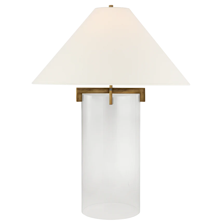 Brooks Table Lamp- Gilded Iron/ Aged Iron - Image 3