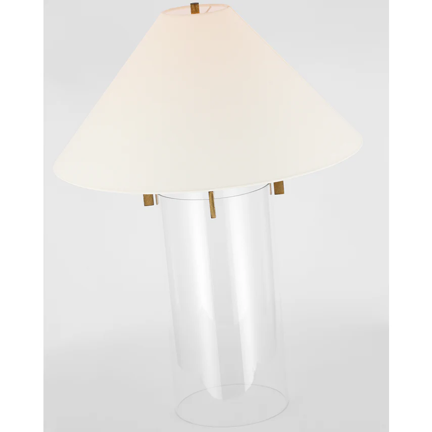 Brooks Table Lamp- Gilded Iron/ Aged Iron - Image 4