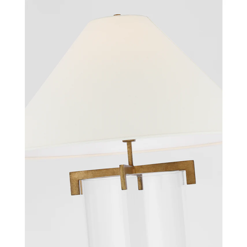 Brooks Table Lamp- Gilded Iron/ Aged Iron - Image 5