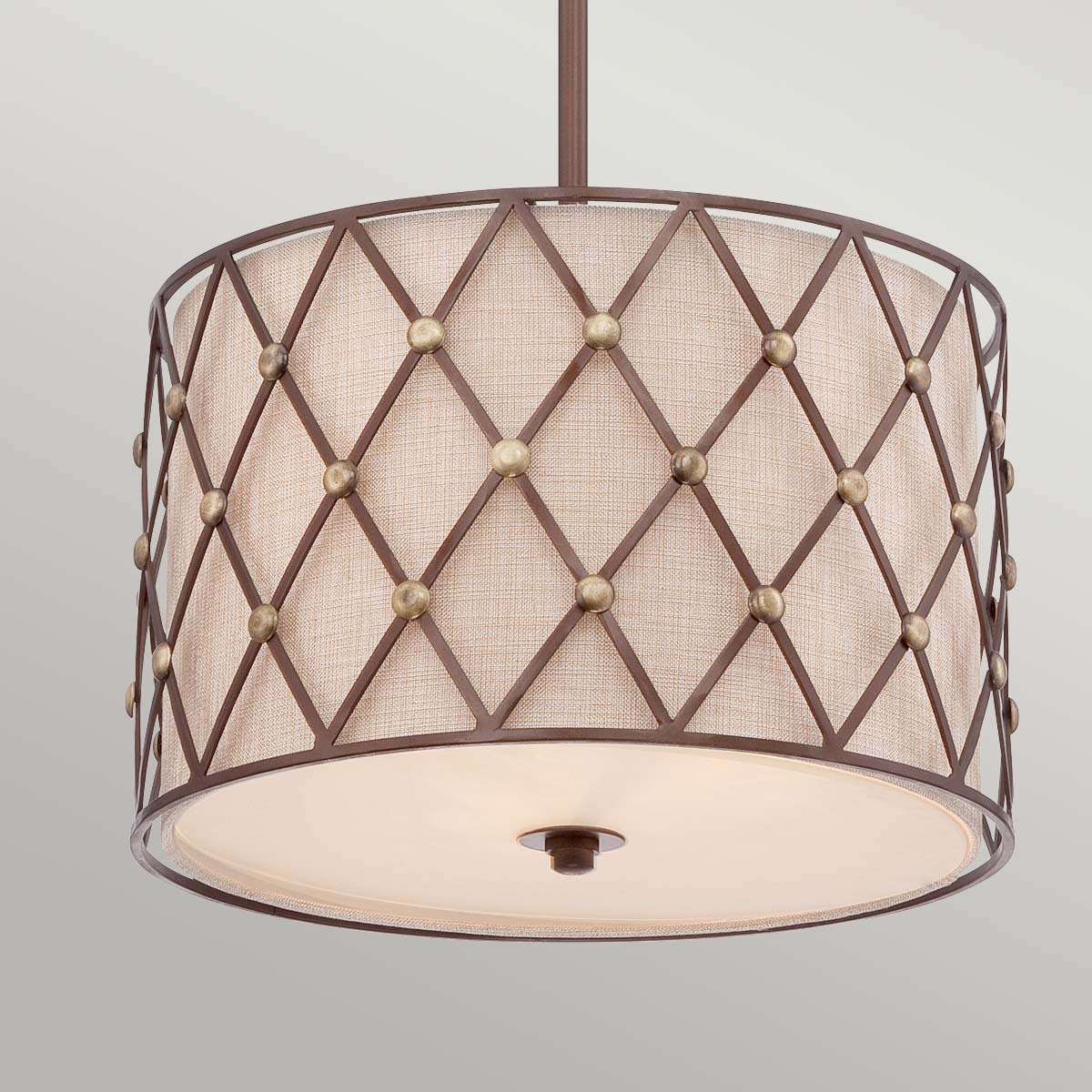 Brown Lattice 1/3/4Lt Pendant - Copper Canyon - Image 9