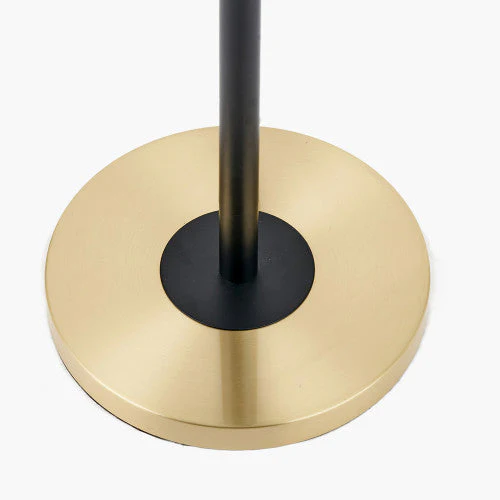 Bryce Black and Gold Metal Rise and Fall Floor Lamp - Image 3