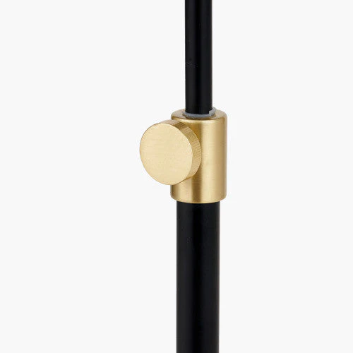 Bryce Black and Gold Metal Rise and Fall Table Lamp - Image 2