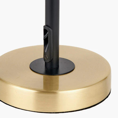 Bryce Black and Gold Metal Rise and Fall Table Lamp - Image 3