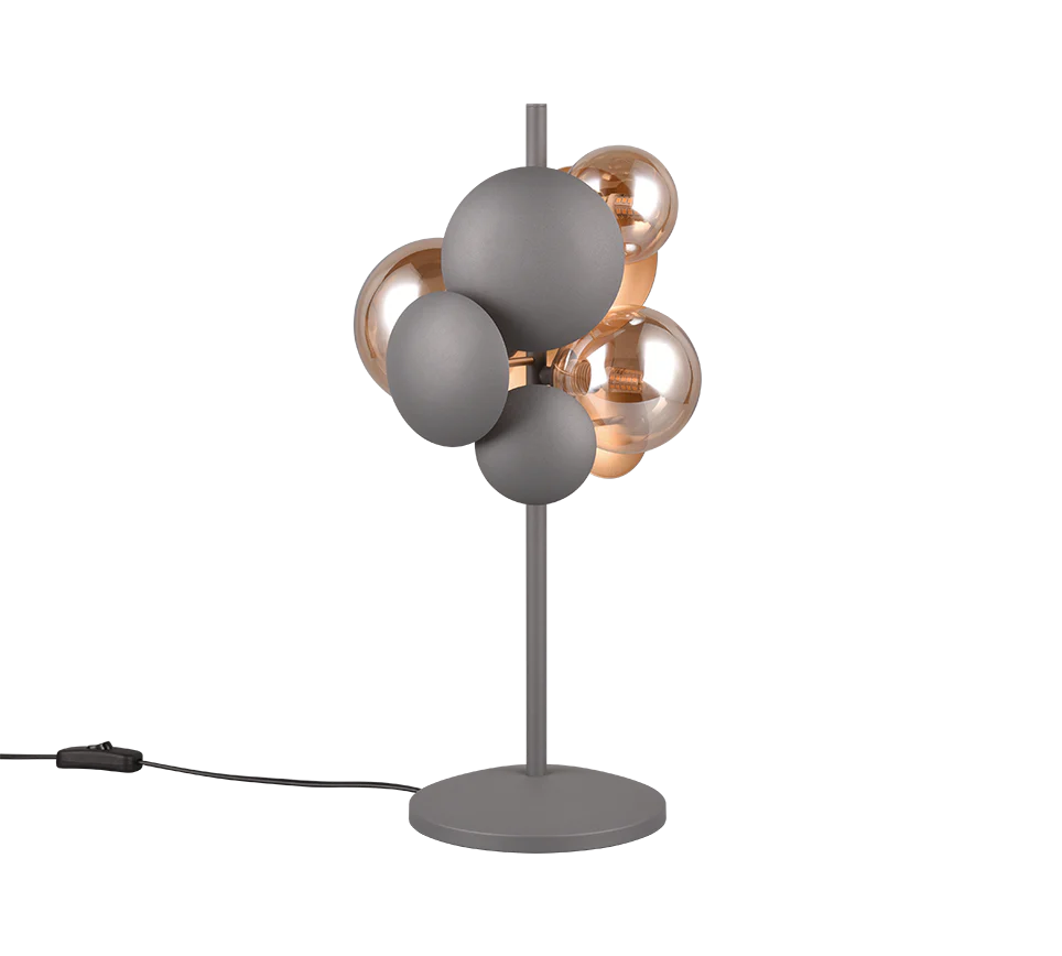 Bubble Table Lamp - Grey/Gold - Image 5