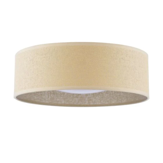Buckenham 2 Light Flush Rattan Shade With Diffuser - Image 2