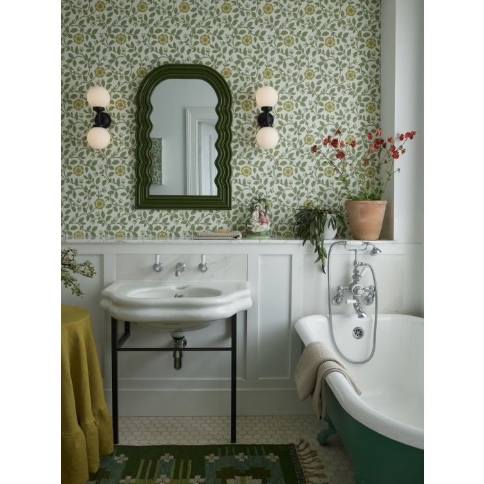 Buckley 2Lt IP44 Bathroom Wall Light - Matt Black - Image 5
