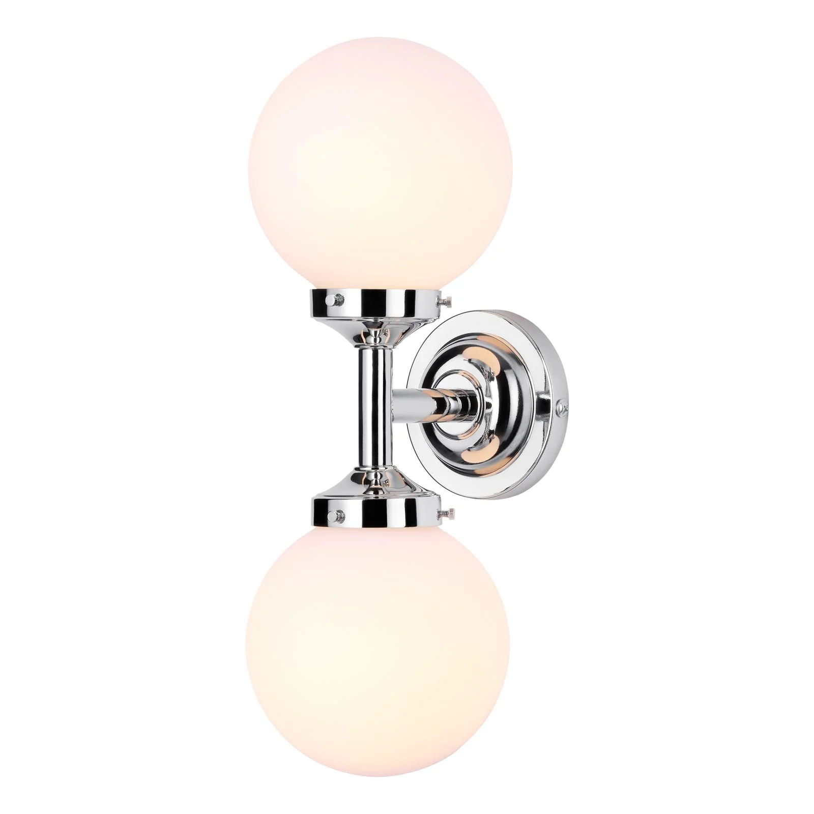 Buckley 2Lt IP44 Bathroom Wall Light - Matt Black - Image 6