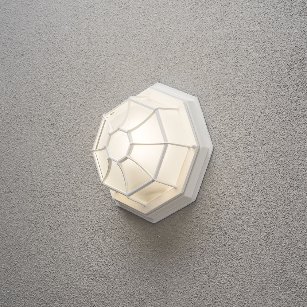 Budget Flush Light Matt Black/White E27 IP23 - Image 6