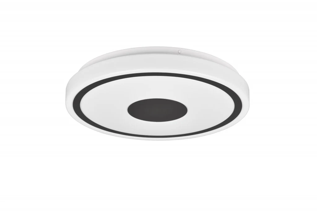 Bunda Flush Ceiling Light - Black / Chrome - Image 5