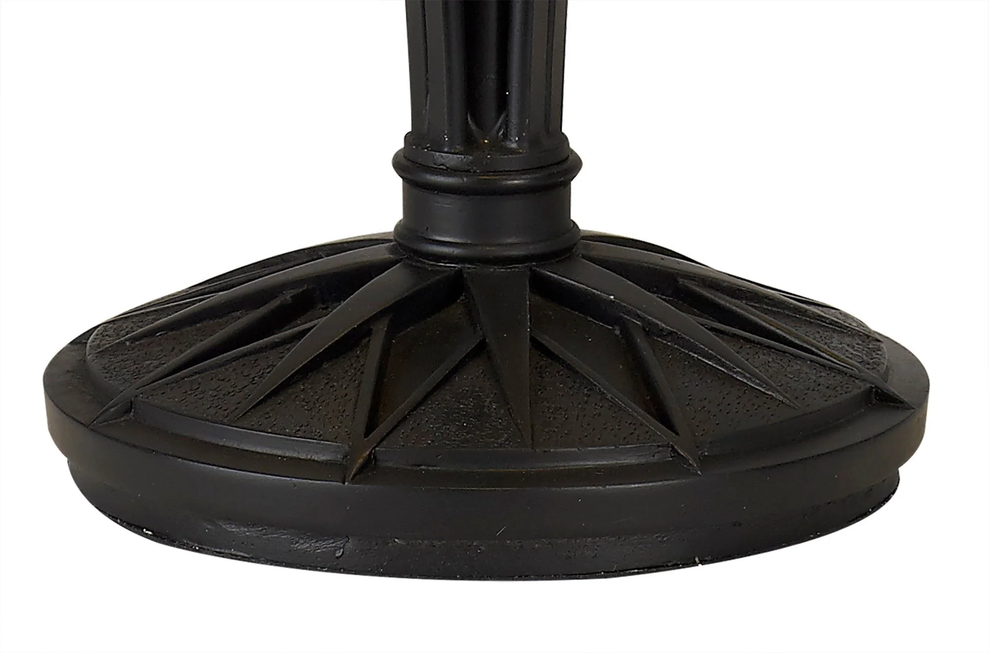 Bunny Tiffany Table Lamp, 2 x E27, Red / Orange / Crystal / Black - Image 4