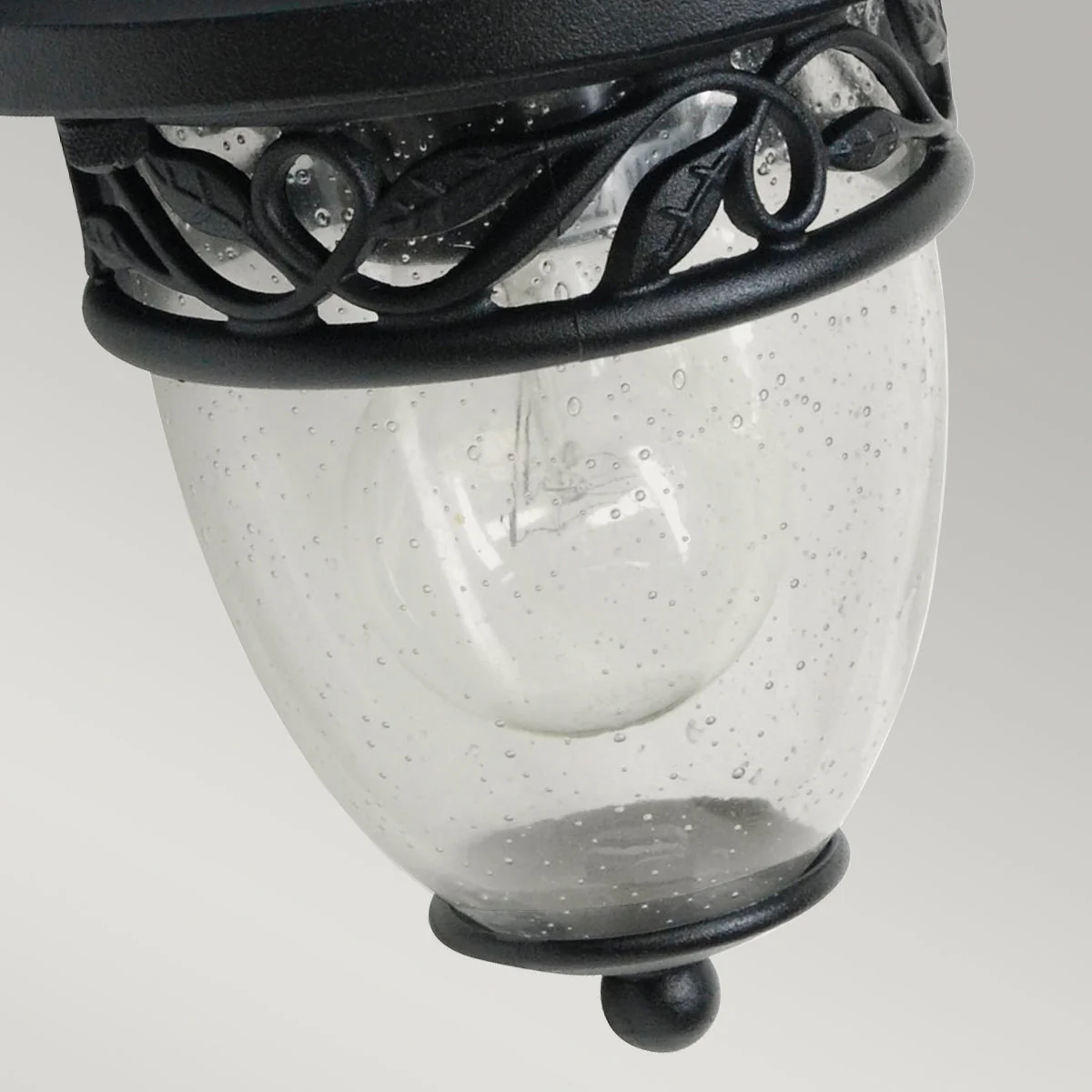 Burford Wall Lantern – Weathered Zinc Finish - Image 4