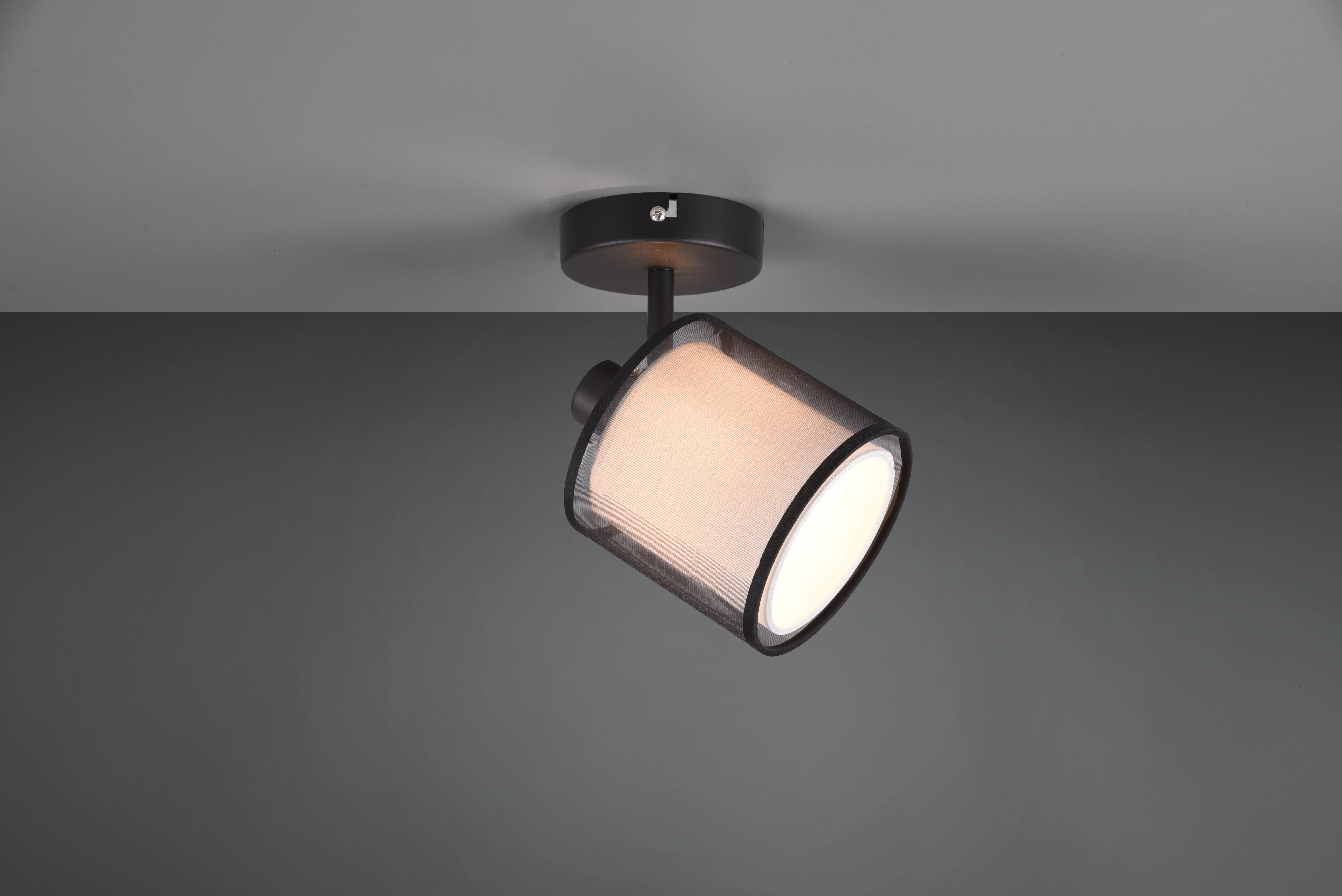 Burton Wall/Ceiling Spotlight - Black - Image 2