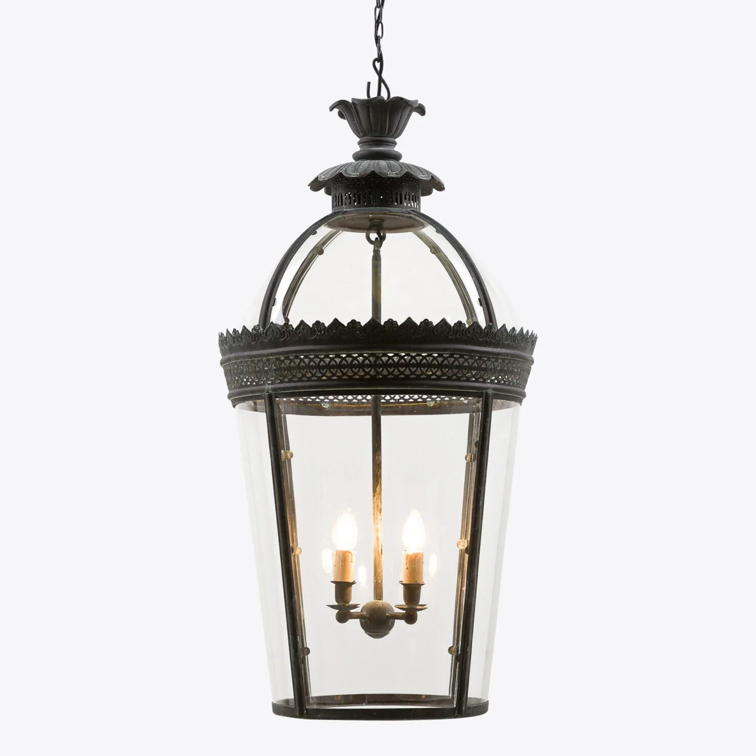 Byron Large Lantern Bronze Verdigris - Image 7