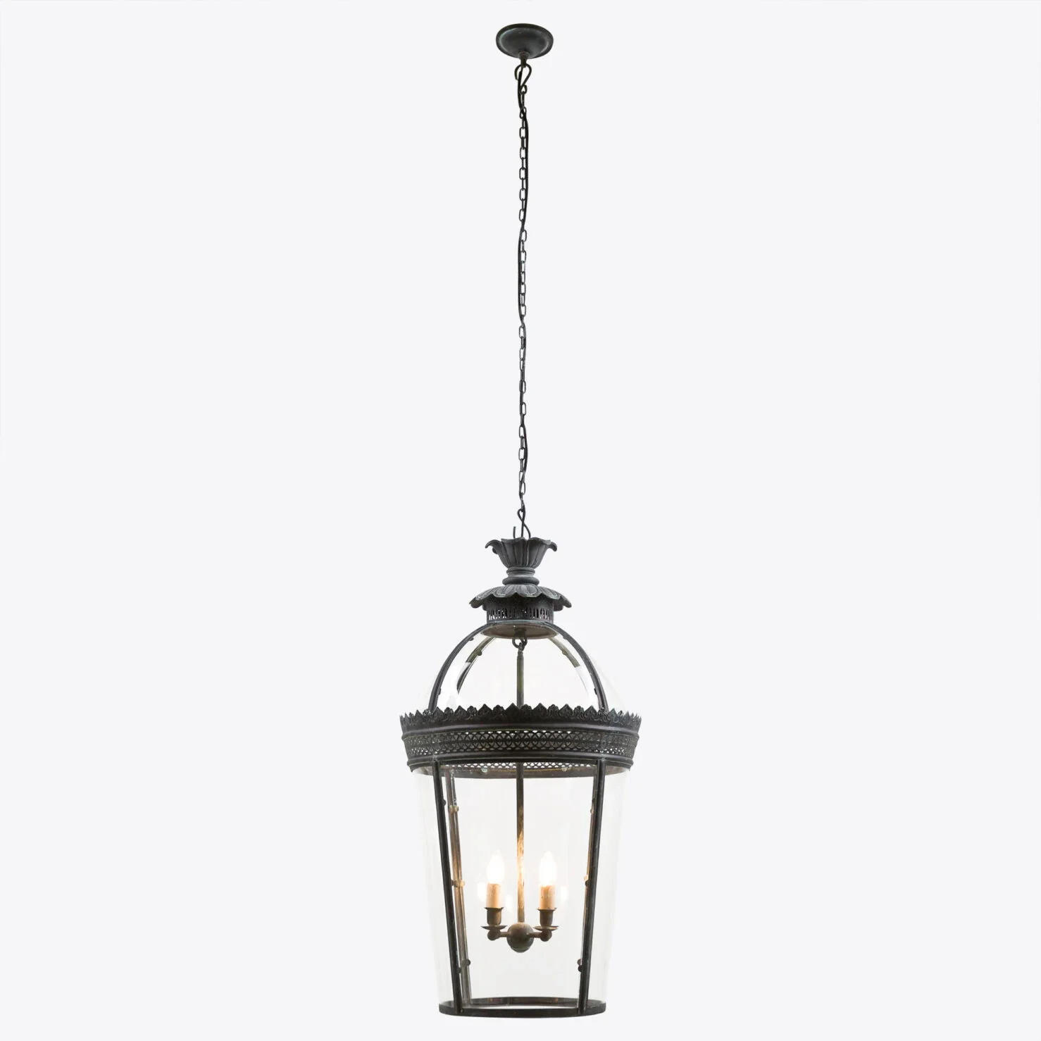 Byron Large Lantern Bronze Verdigris - Image 8