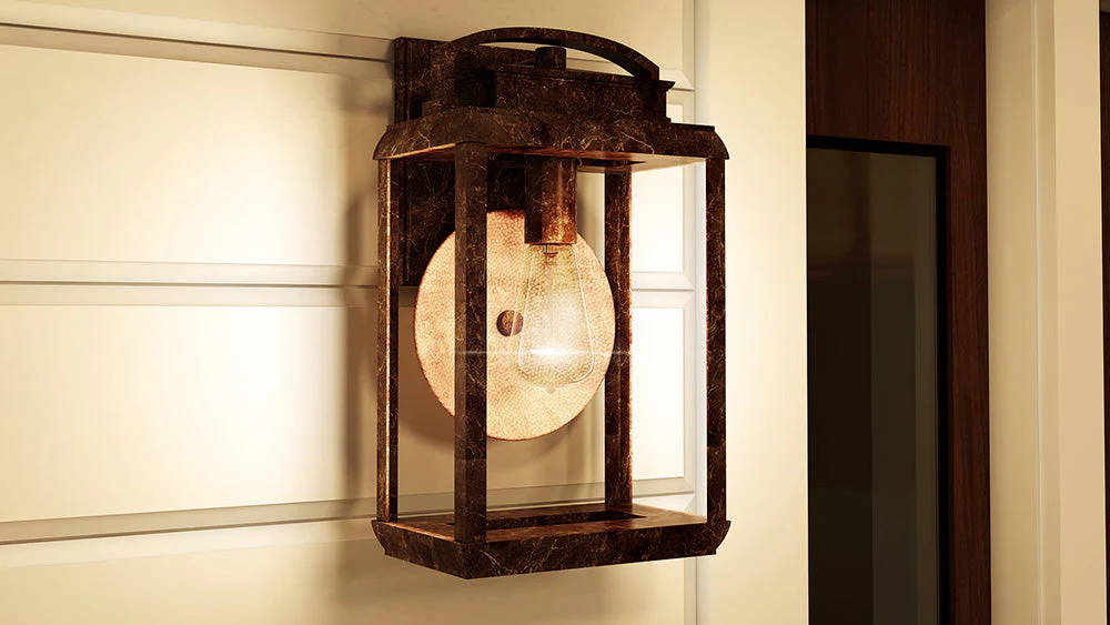 Byron Small/Medium/Large Wall Lantern - Imperial Bronze/Graphite Finish - Image 10