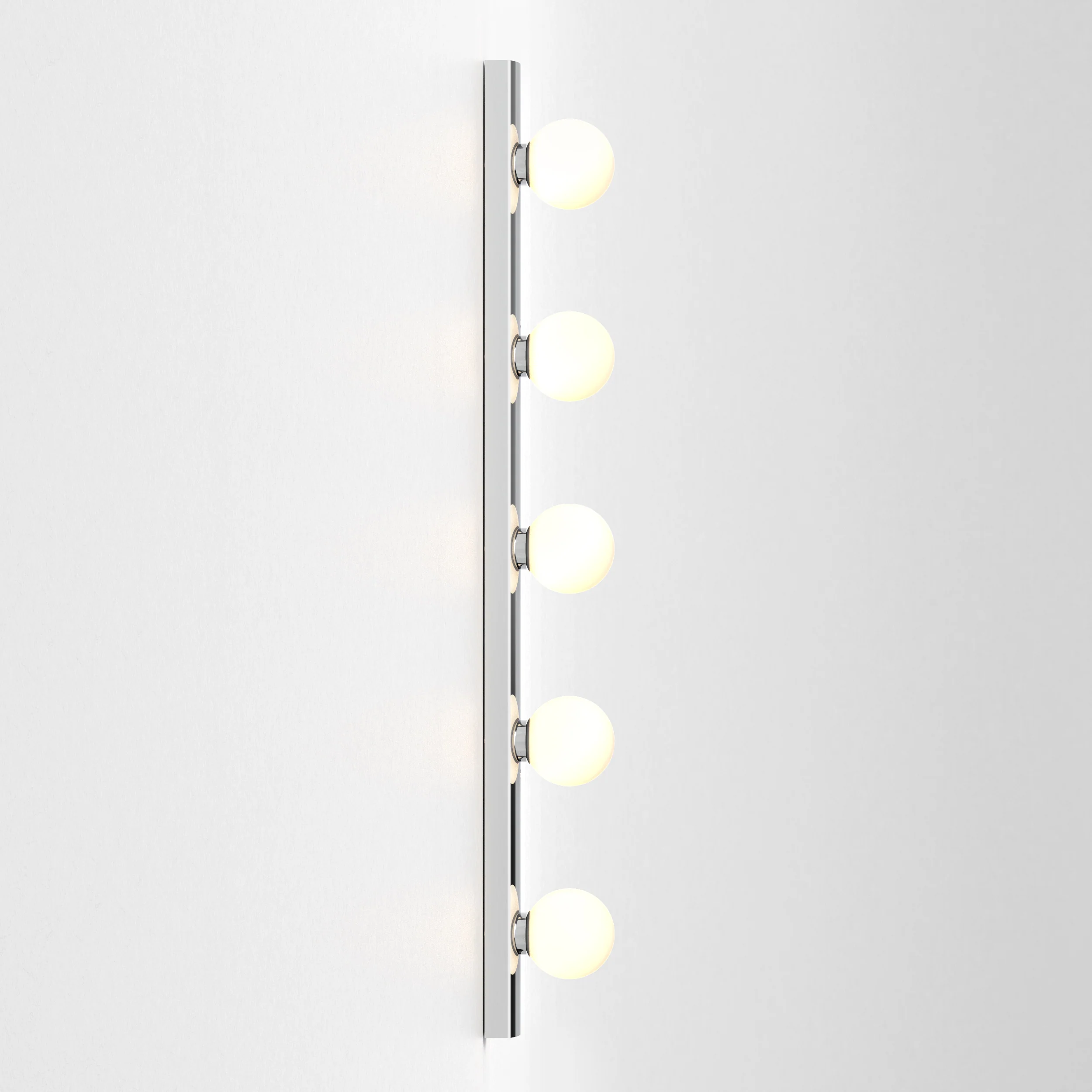 Cabaret 5 II Bathroom Wall Light- Matt Black/Polished Chrome - Image 10
