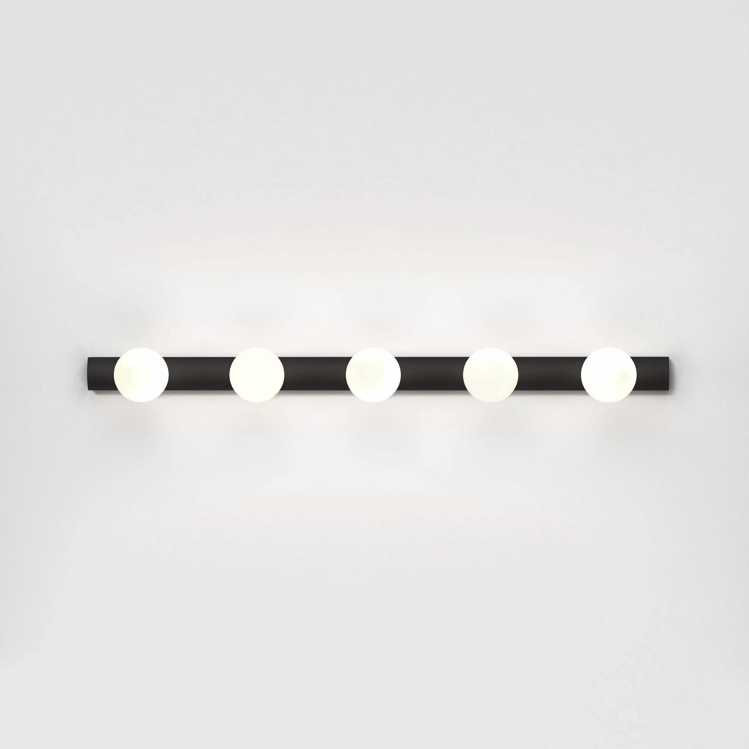 Cabaret 5 II Bathroom Wall Light- Matt Black/Polished Chrome - Image 2