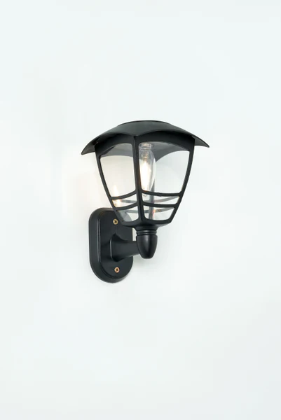 Cadeby Solar LED Wall Lantern 2700k 15Lm Black - Image 2