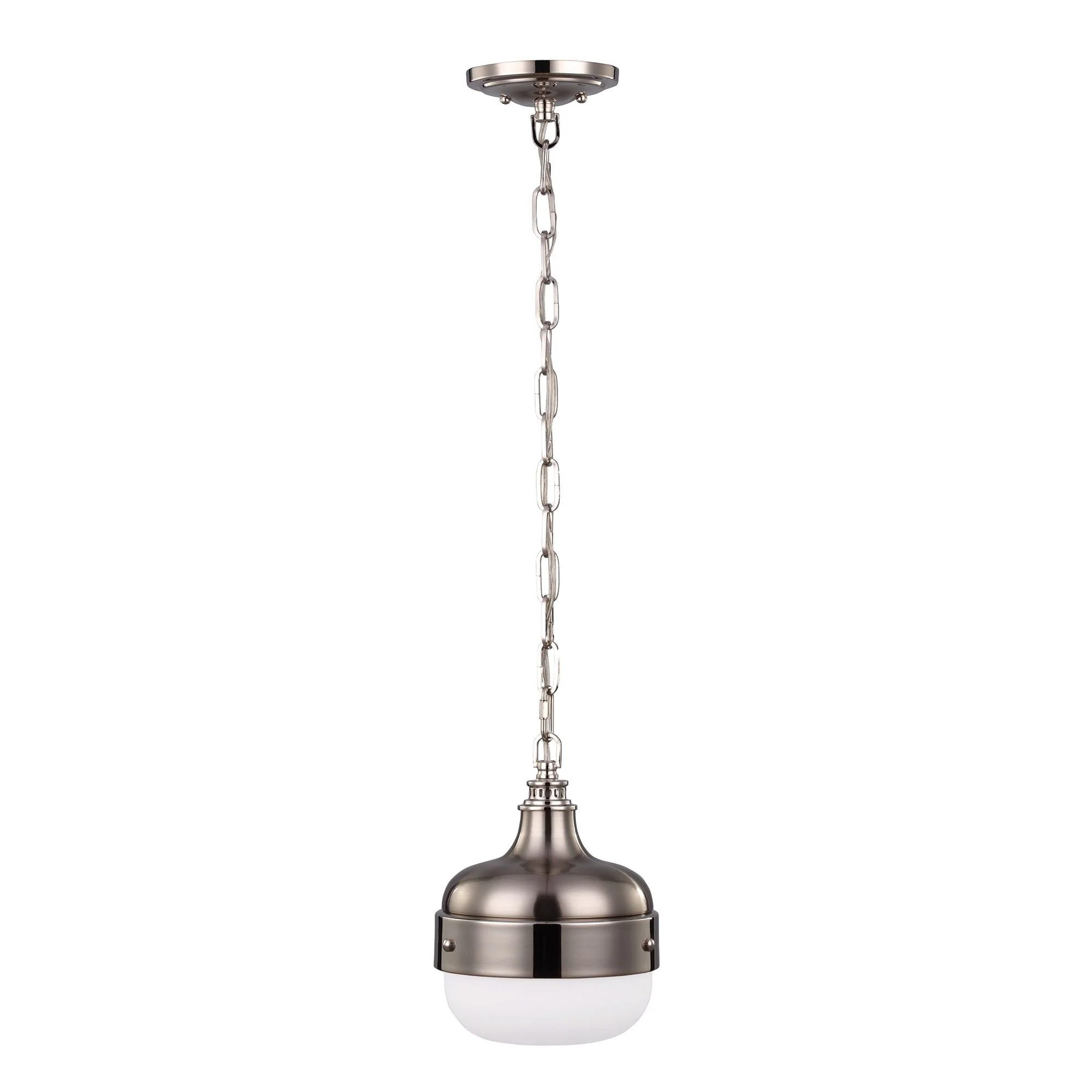 Cadence 1/2Lt Pendant Ceiling Light - Dark Antique Brass & Matte Black/Polished Nickel & Brushed Steel Finish - Image 3