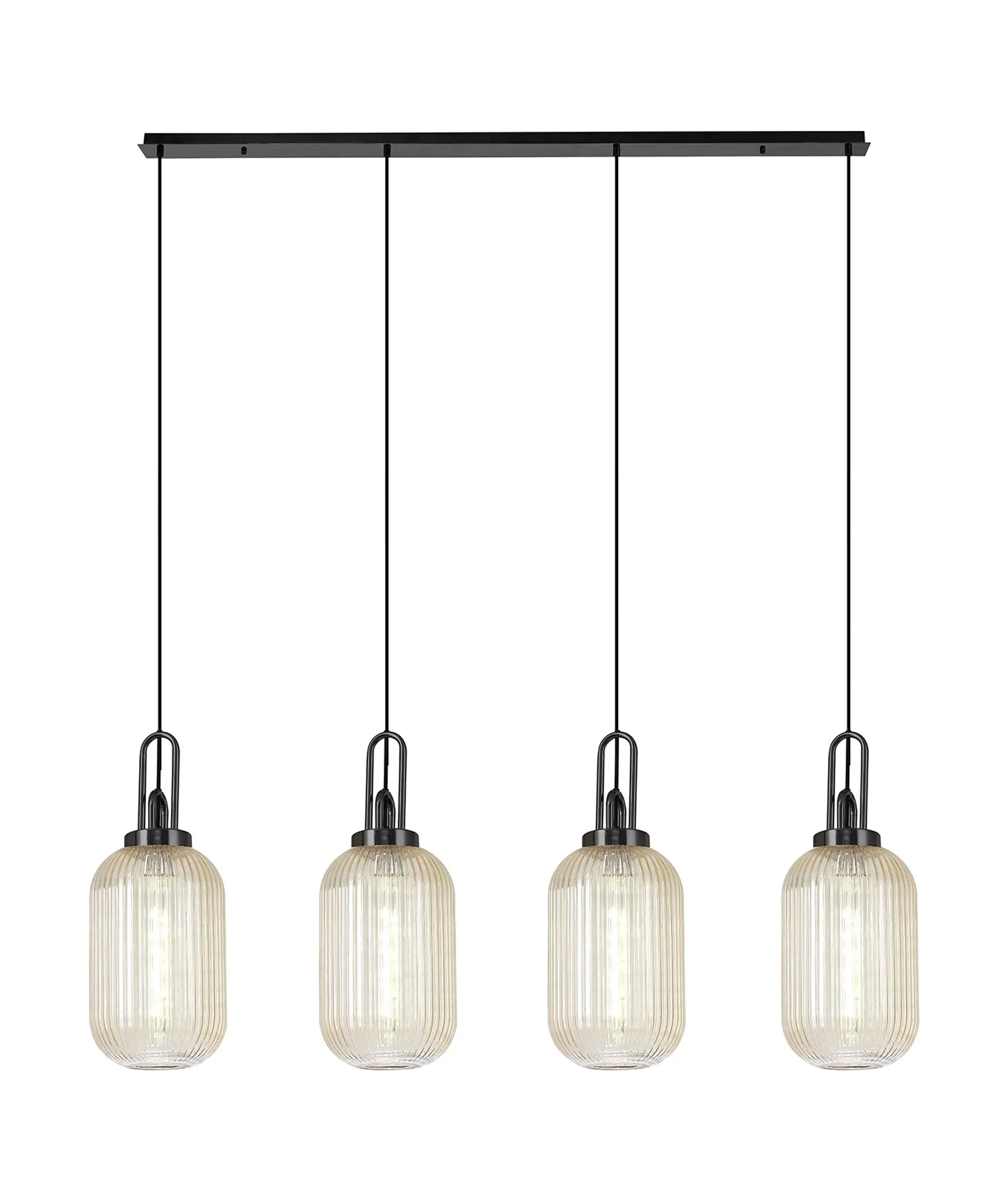 Cadiz 4Lt Linear Pendant - Various Finishes - Image 11