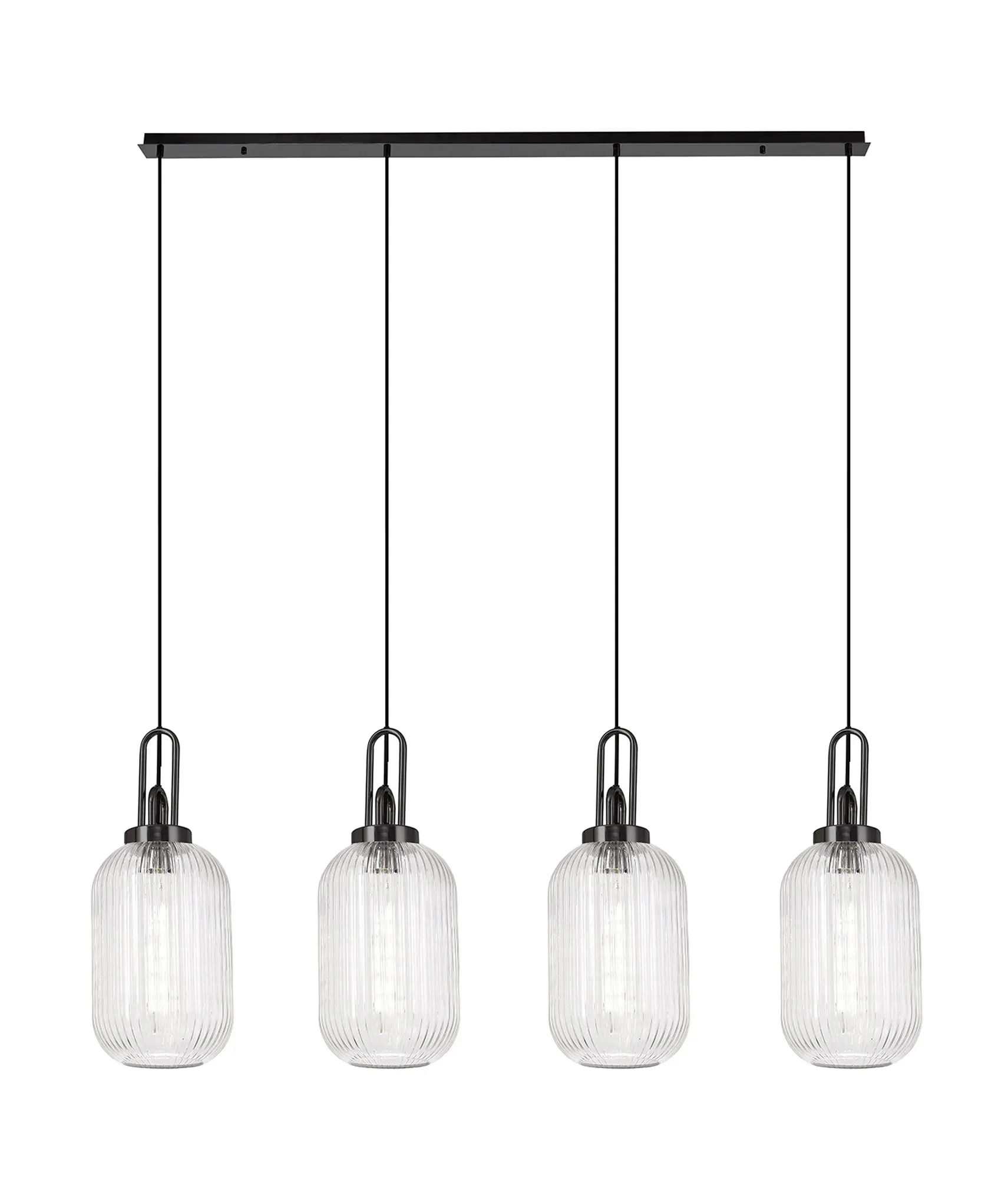 Cadiz 4Lt Linear Pendant - Various Finishes - Image 12