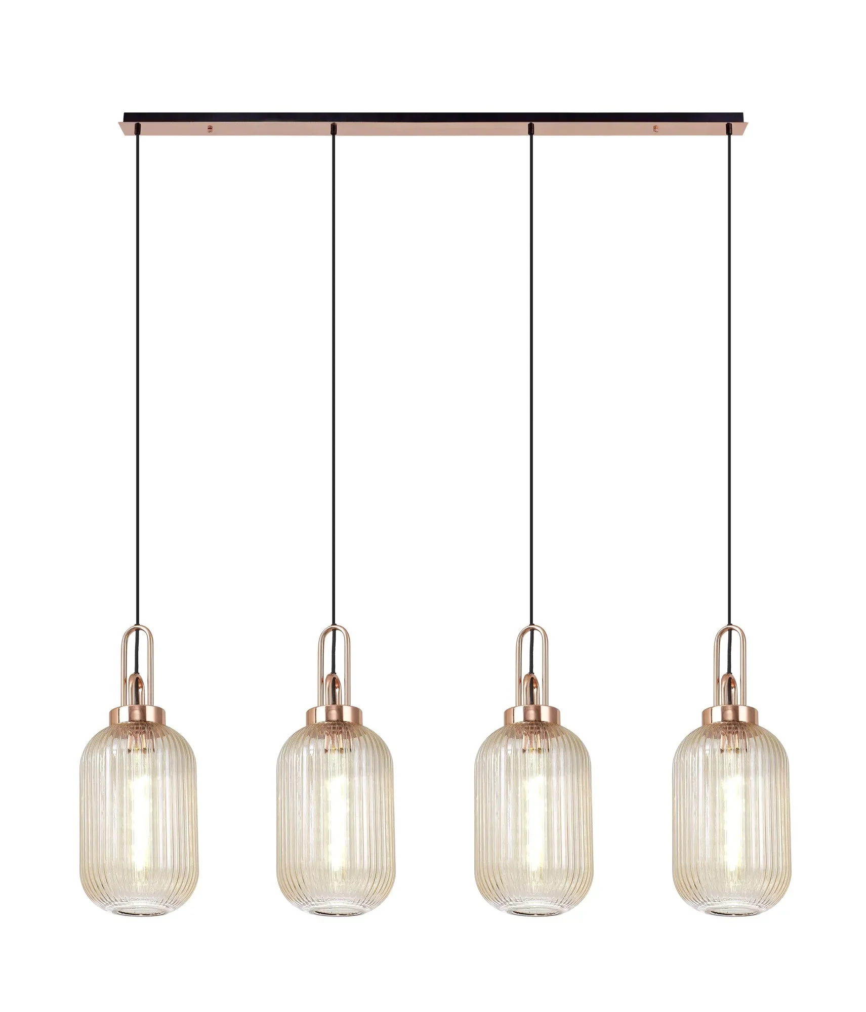 Cadiz 4Lt Linear Pendant - Various Finishes - Image 19